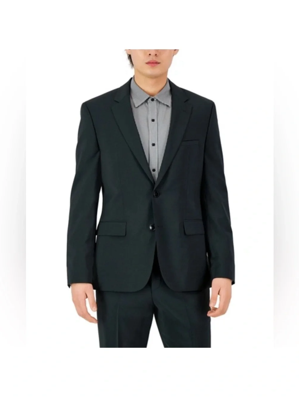 NWT Hugo by Hugo Boss Modern-Fit Super Flex Suit Jacket, Size 46R Retail $445